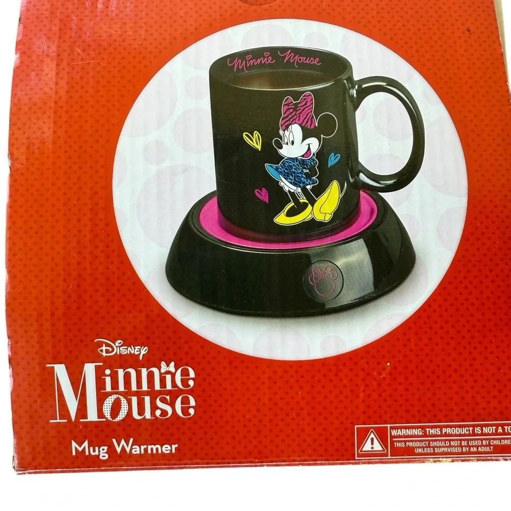 Disney Minnie Mouse Mug Warmer Set with Mug & Electric Warmer